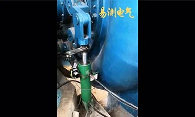 EFS拉绳/拉线位移传感器安装运行视频
