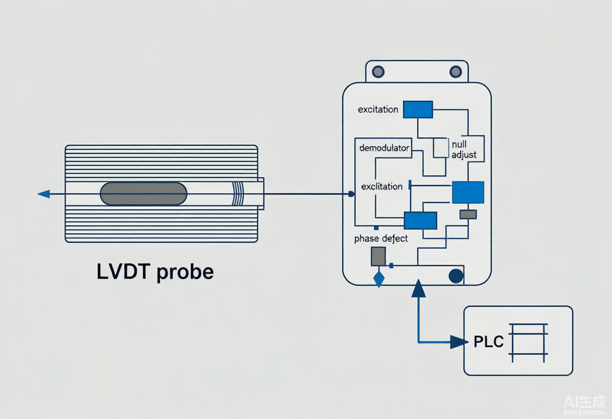 交流 LVDT 为什么要配调理器：激励、解调、判向、调零四件事